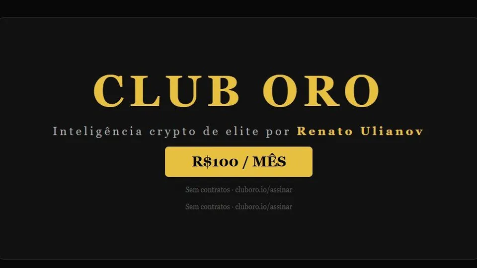 Gemas Altcoin Alert no Club Oro